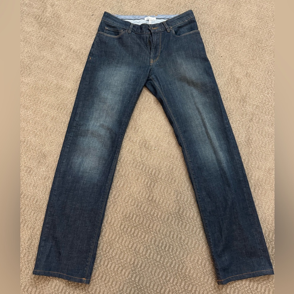 Peter Millar Dark Blue Straight Jeans